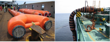 Marine hose commissioning